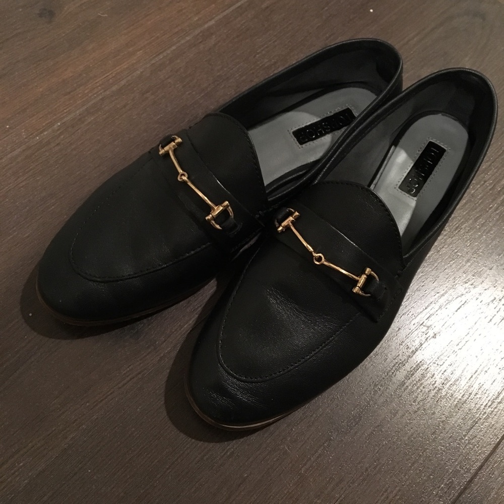 Topshop Black Loafer